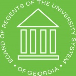 The logo for the University System of Georgia.